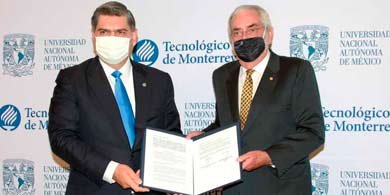 La UNAM y el Tec de Monterrey impulsan proyectos de investigación